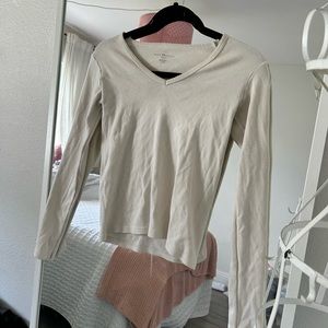 One size, cream, brandy, Melville, long sleeve